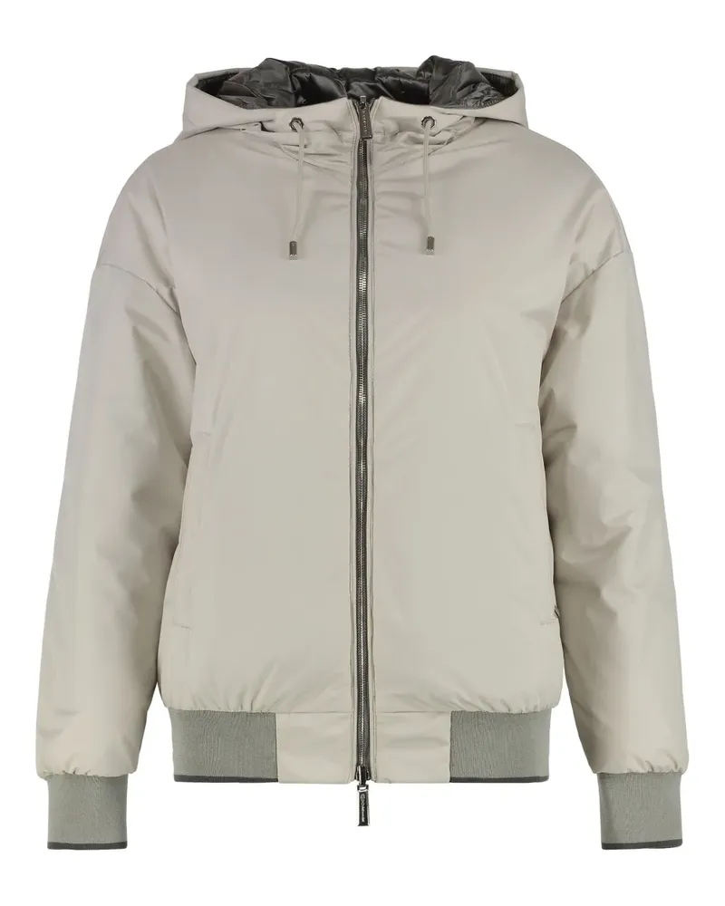 MOORER Becka Bomberjacke mit Kapuze - Nude Nude