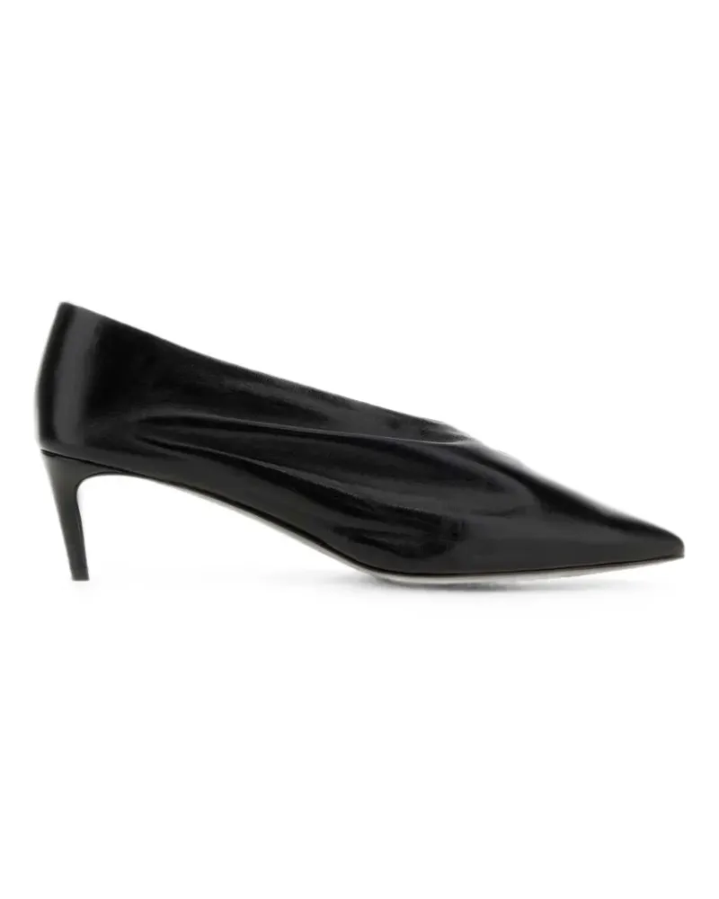 KHAITE Geraffte Miriam Pumps - Schwarz Schwarz