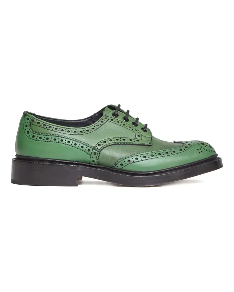 Tricker's Bourton leather derby shoes - Grün Grün