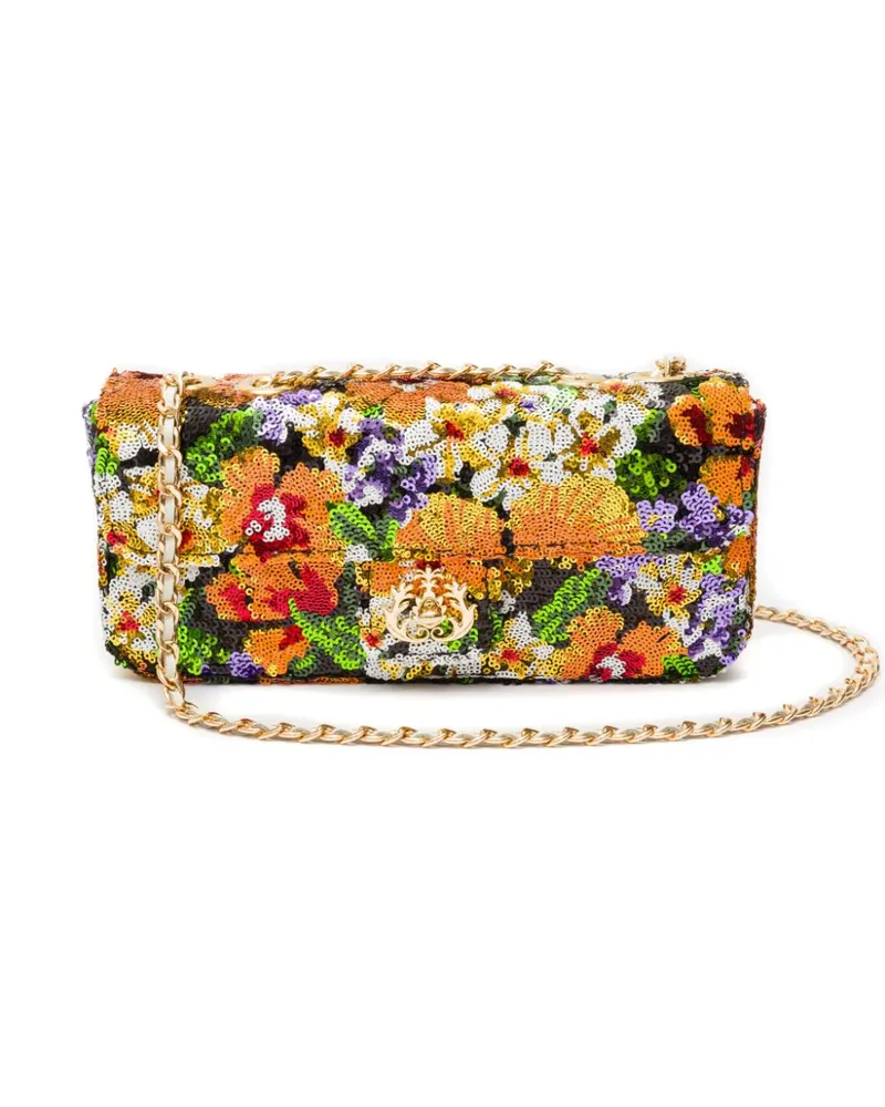 ISLA Anne Schultertasche mit Pailletten - Gelb Gelb