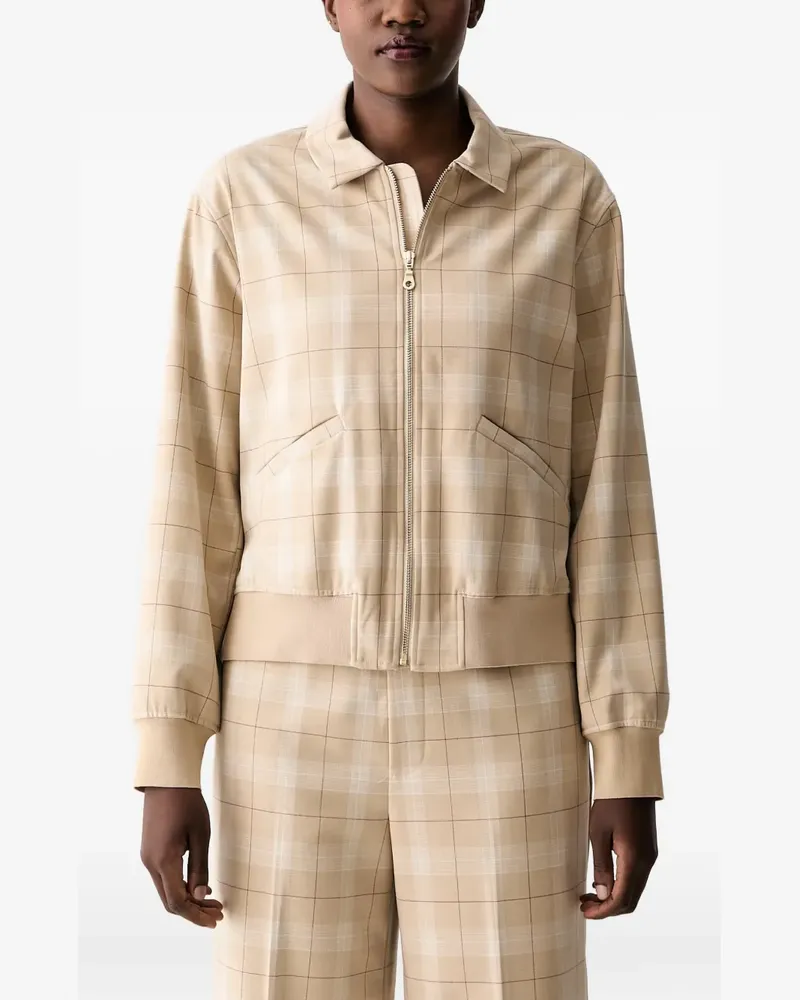 Mos Mosh MMKira Chels Jacke mit Karomuster - Nude Nude