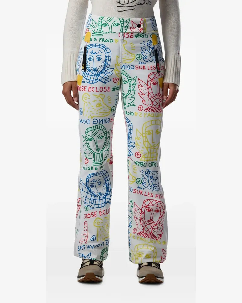 Rossignol JCC Skihose mit grafischem Print - Weiß Weiß