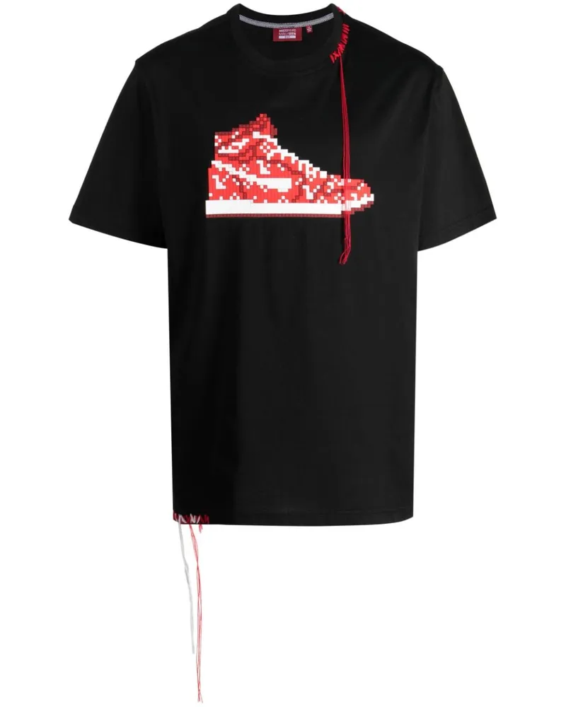 Mostly Heard Rarely Seen T-Shirt mit Sneaker-Print Schwarz