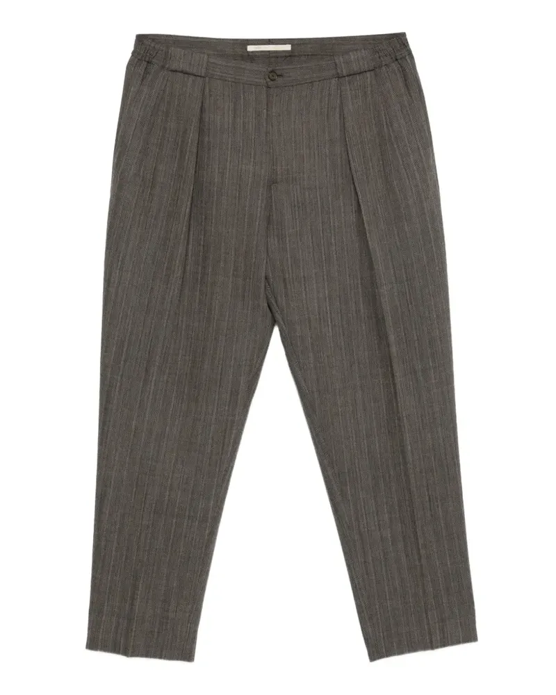 Briglia 1949 Hose mit Fischgrätenmuster - Grau Grau