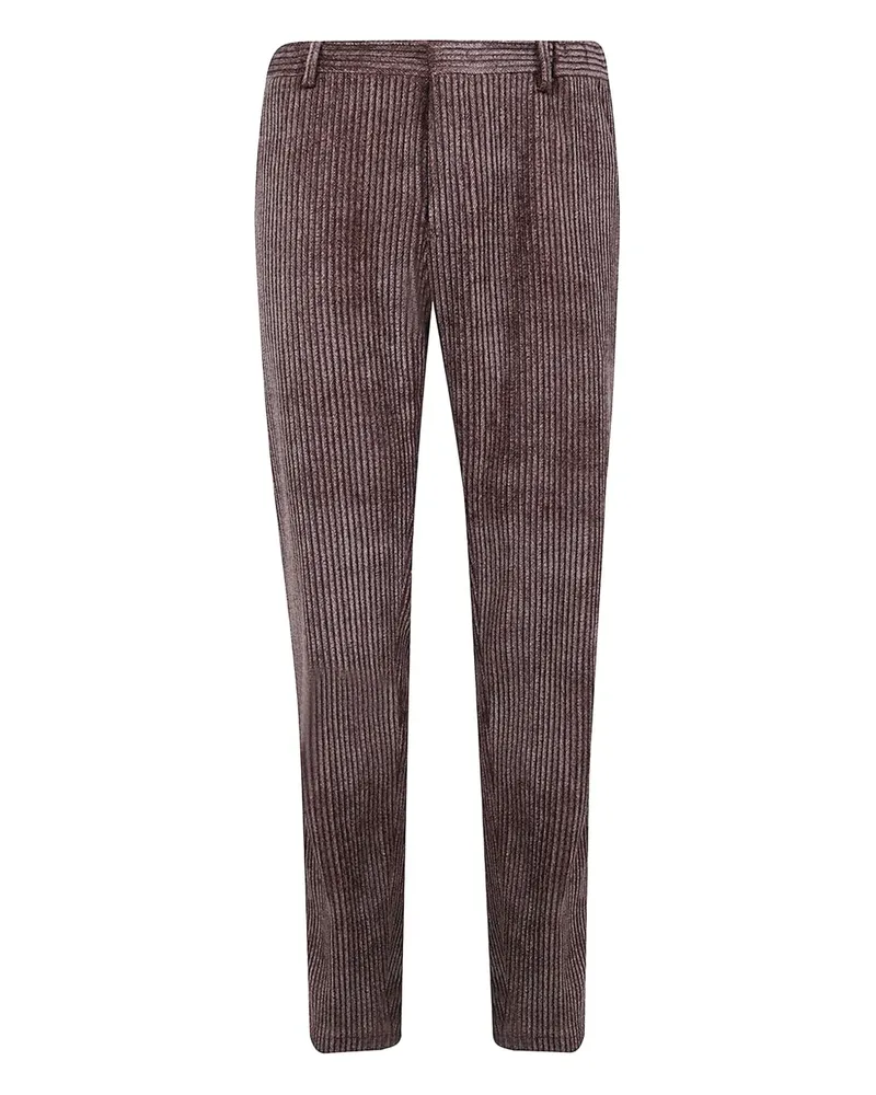 Emporio Armani Gerade Hose mit Cordstreifen - Braun Braun