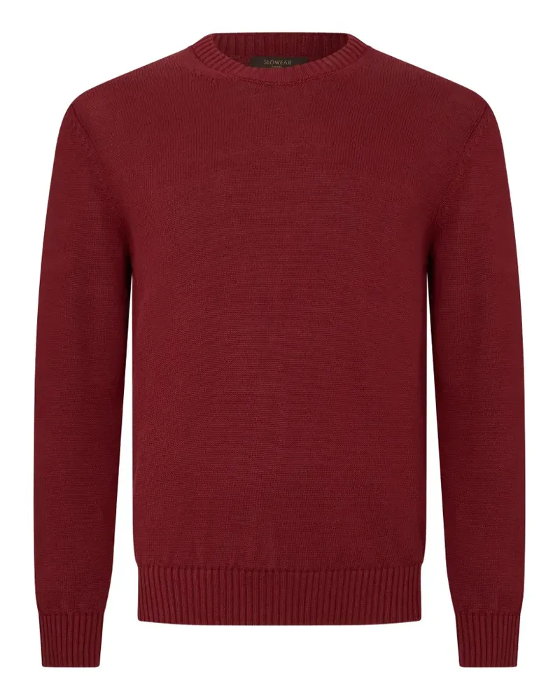Slowear crewneck knitted sweater - Rot Rot