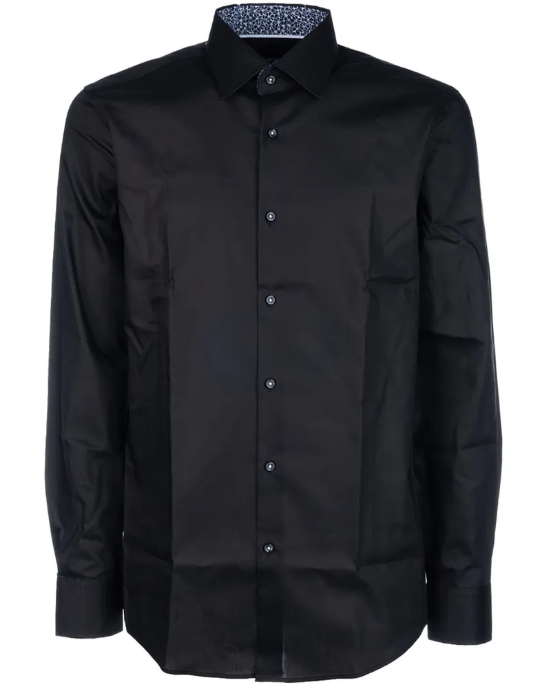 HUGO BOSS Klassisches Hemd - Schwarz Schwarz