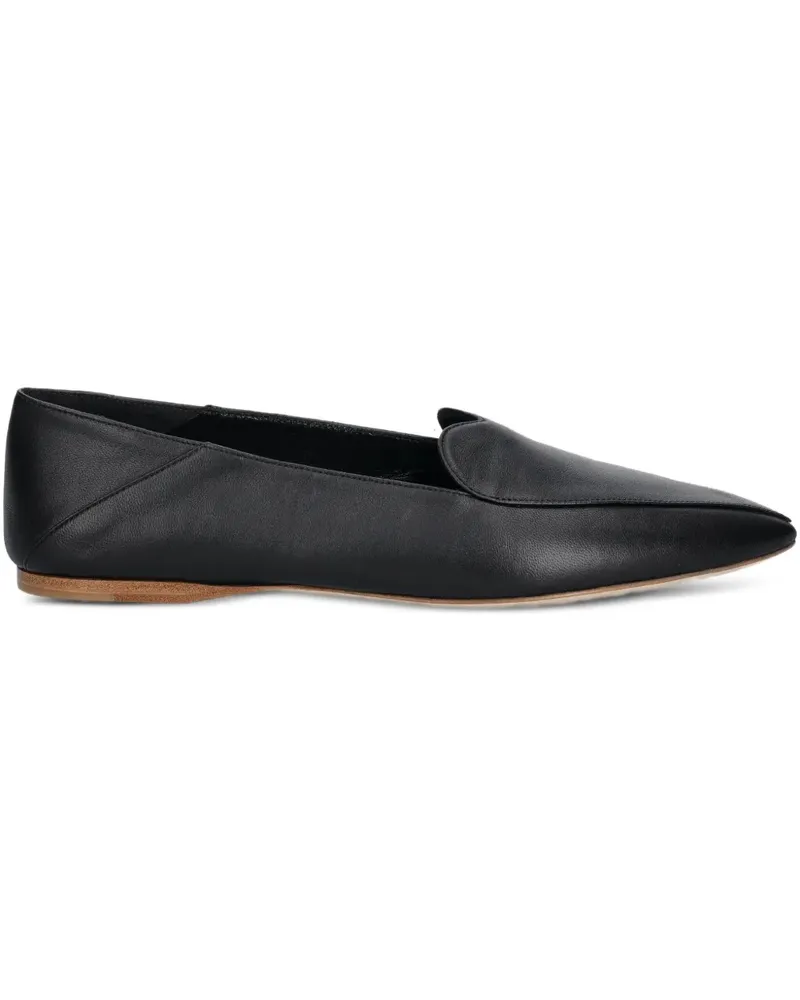 Fiorucci Heart Loafer mit spitzer Kappe - Schwarz Schwarz