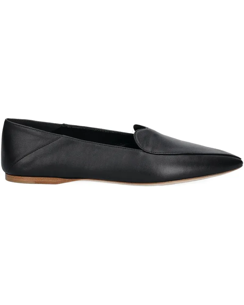 Fiorucci Heart Loafer mit spitzer Kappe - Schwarz Schwarz