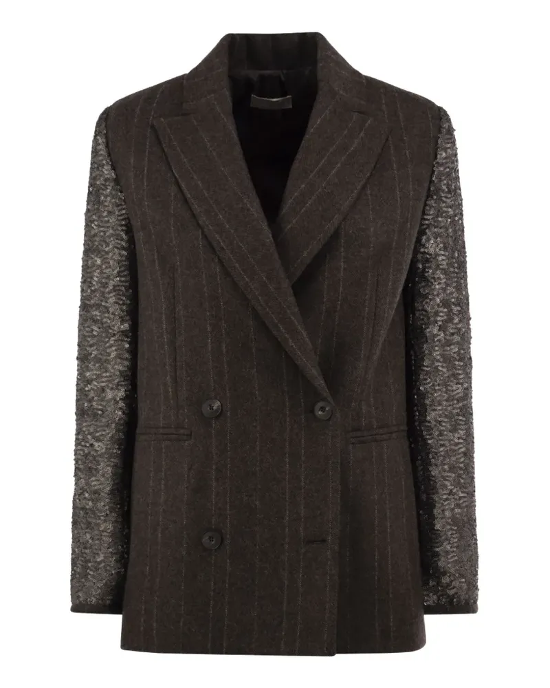 Antonelli Firenze pinstripe-pattern blazer - Braun Braun