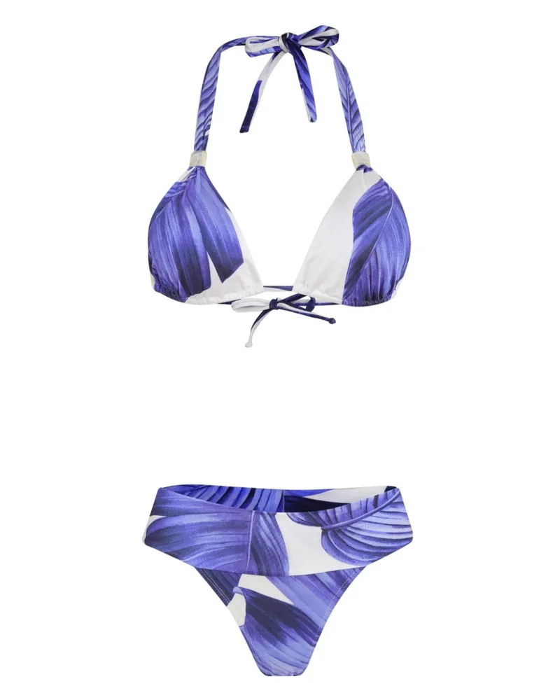 BRIGITTE Bikini mit Print - Blau Blau