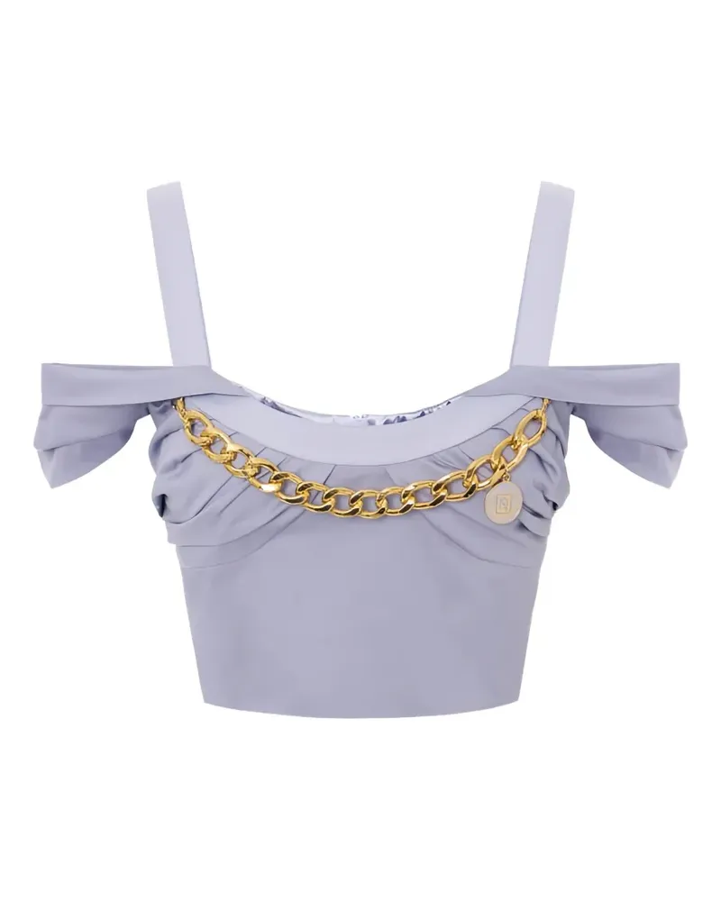 Elisabetta Franchi off-shoulder top - Violett Violett