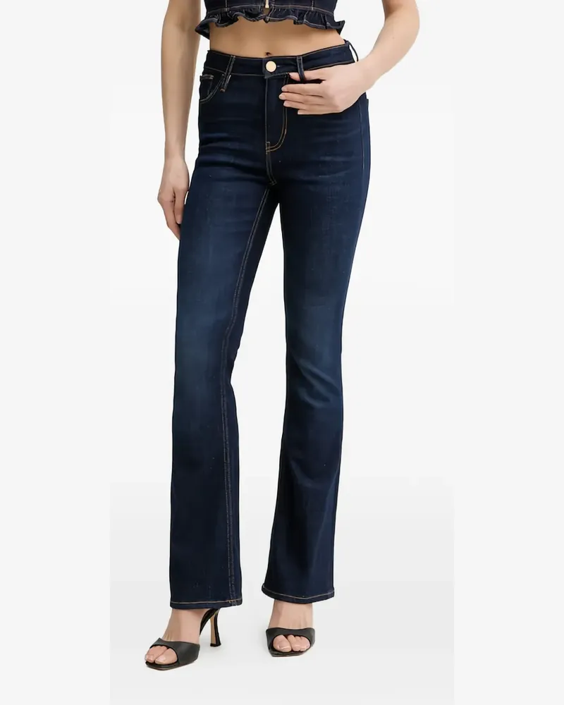 Guess triangle-patch jeans - Blau Blau