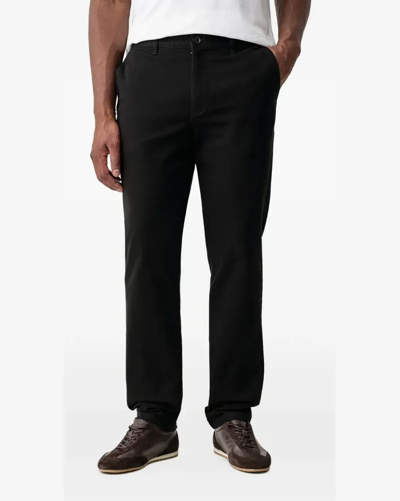 Armani Exchange logo-plaque chinos - Schwarz Schwarz