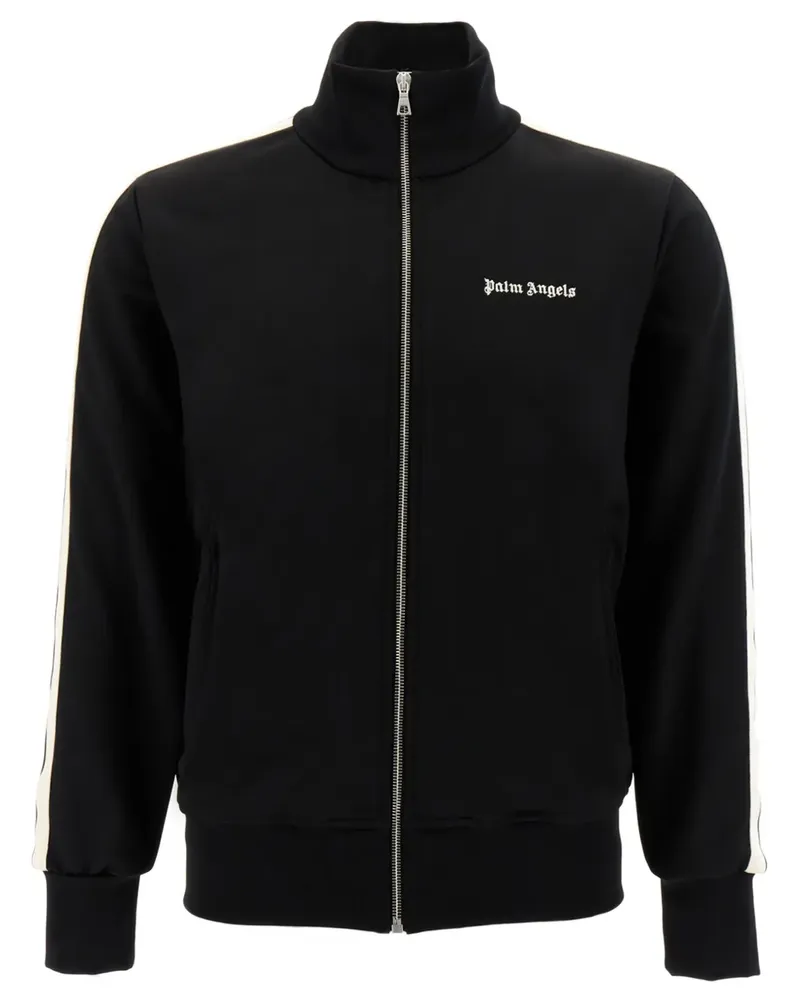 Palm Angels Sweatshirt mit Logo-Print - Schwarz Schwarz