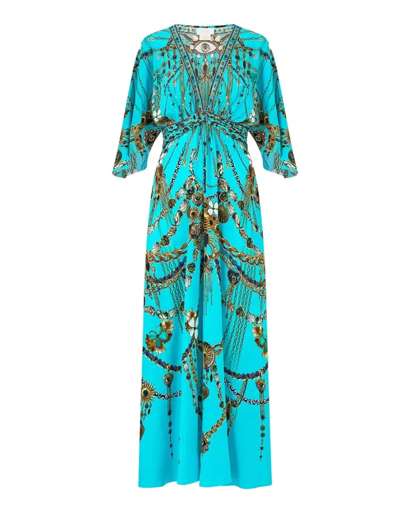Camilla Totems and Treasures maxi dress - Blau Blau