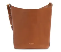 Beuteltasche aus Leder - Braun