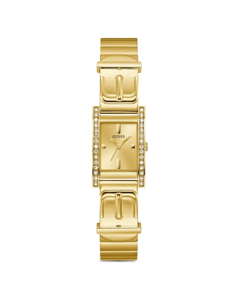 Guess Quarz-Armbanduhr mit Kristallen 20mm - Gold Gold