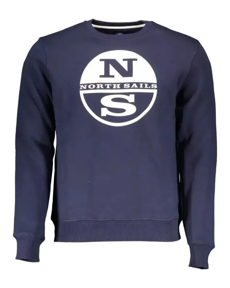 North Sails logo-detail crew neck sweater - Blau Blau