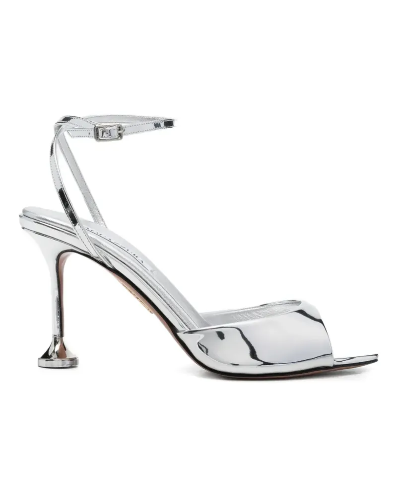 Aquazzura Juno ankle strap sandals - Silber Silber