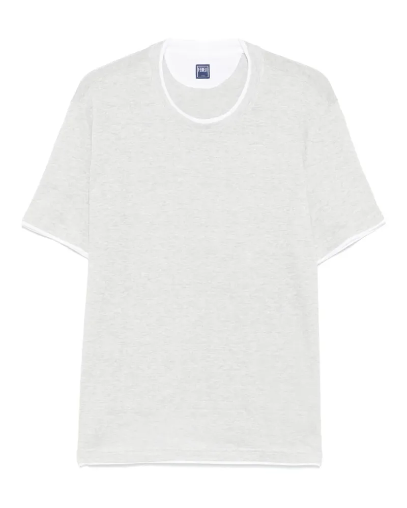 Fedeli T-Shirt aus Jersey - Grau Grau