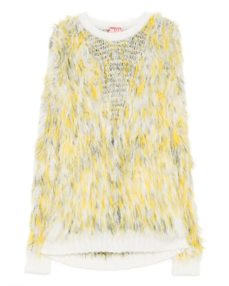 Diesel Jumper in fluffy jacquard knit - 900A 900a