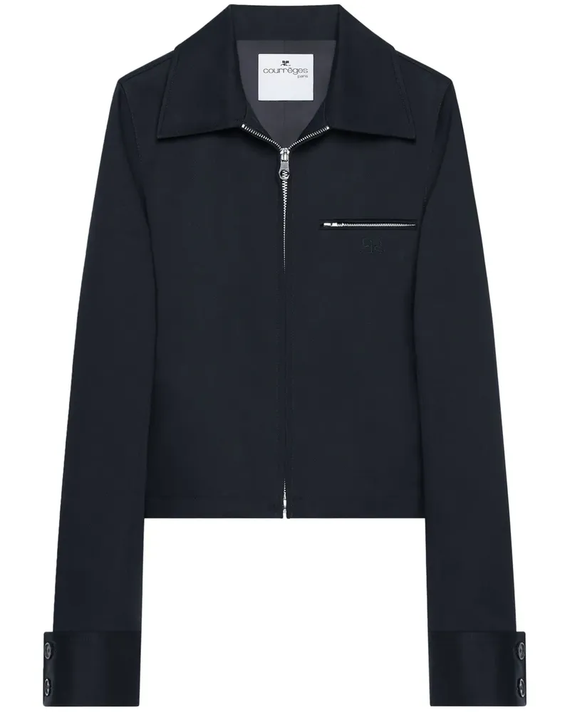 Courrèges Martingale Hemdjacke - Blau Blau