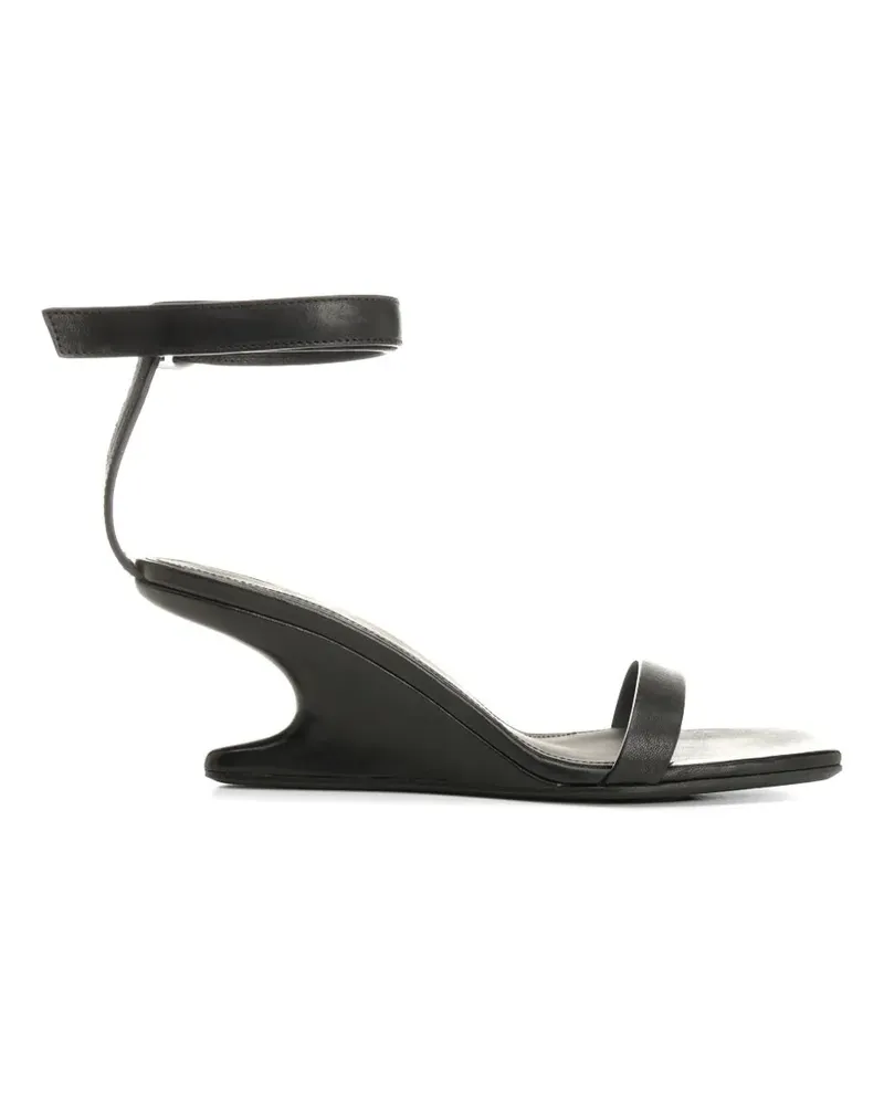 Rick Owens strap squared toe sandals - Schwarz Schwarz