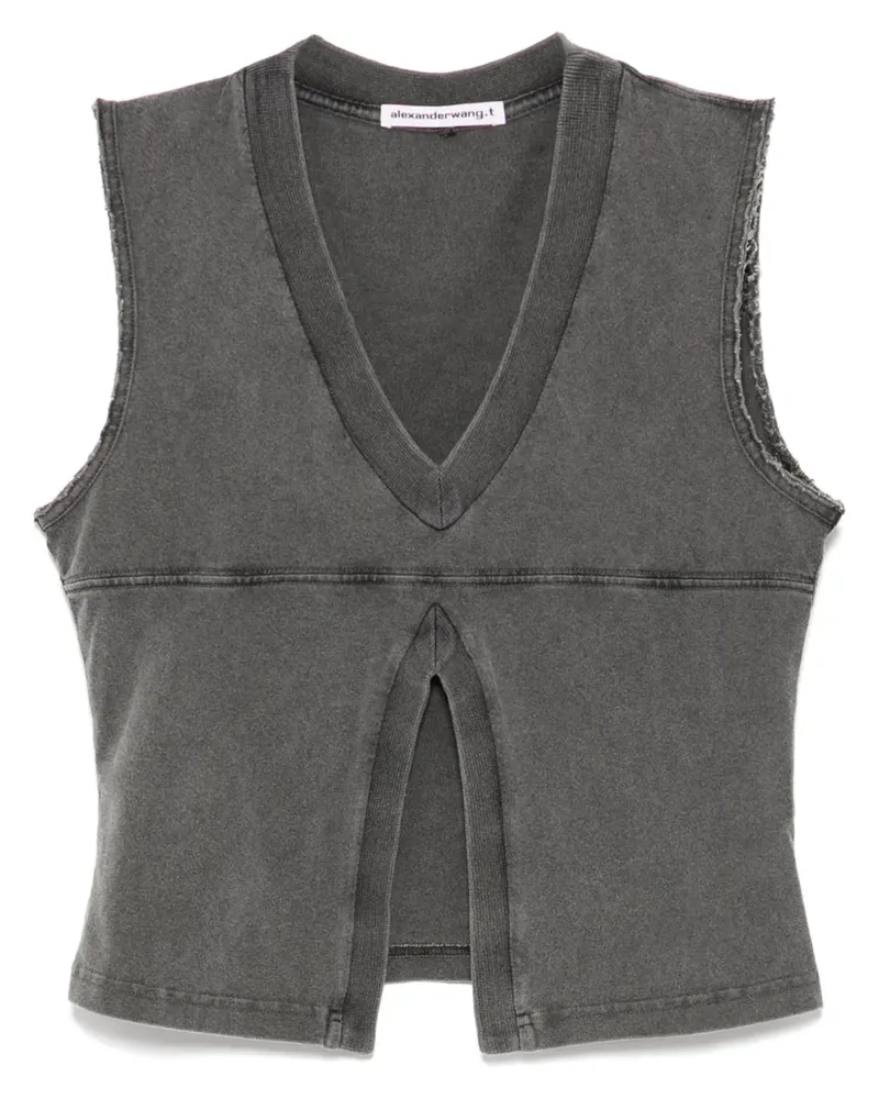 Alexander Wang Tanktop mit V-Ausschnitt - Grau Grau
