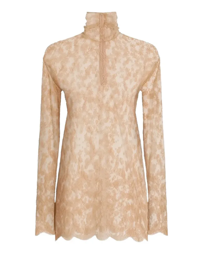Dolce & Gabbana Chantilly' Bluse aus Spitze - Nude Nude
