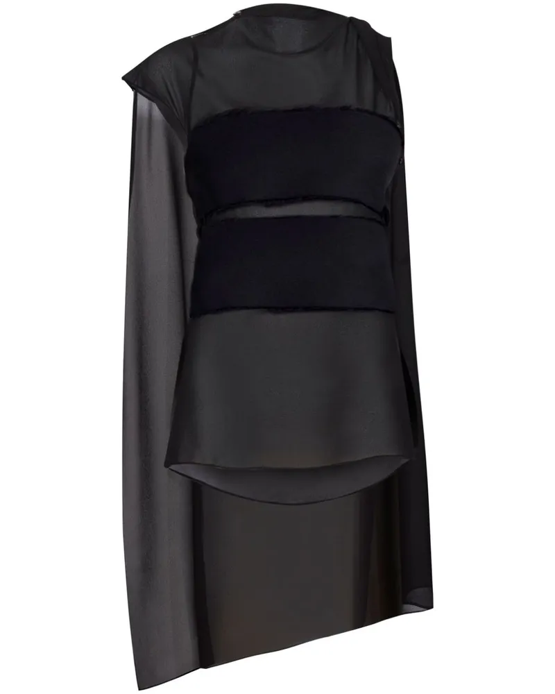 Proenza Schouler Aurora Oberteil - Schwarz Schwarz