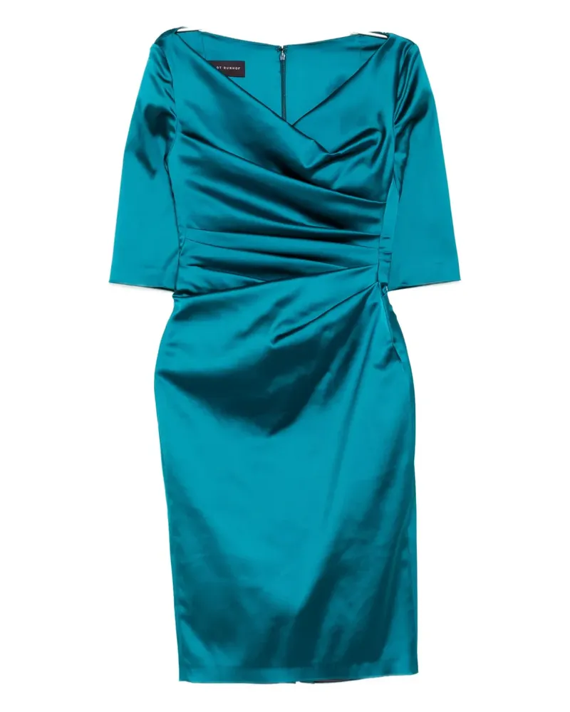 Talbot Runhof V-neck cocktail dress - Blau Blau