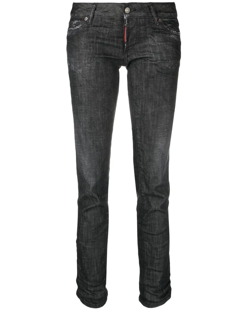 Dsquared2 Jeans mit geradem Bein - Schwarz Schwarz