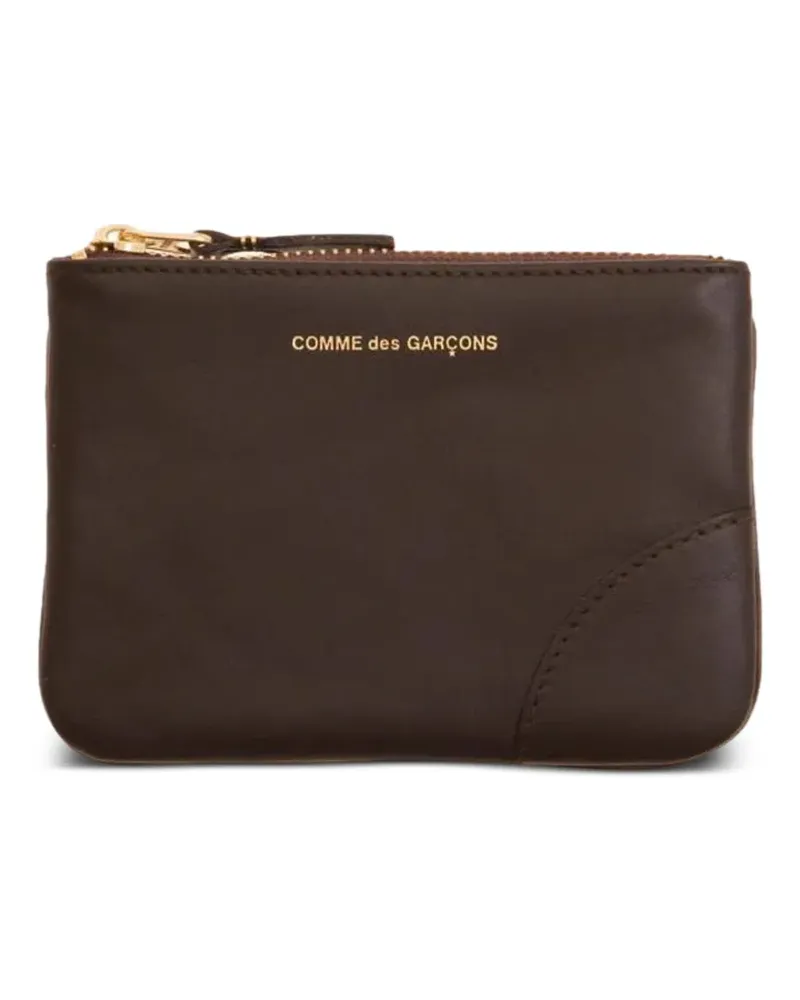 Comme des Garçons Portemonnaie mit Reißverschluss - Braun Braun