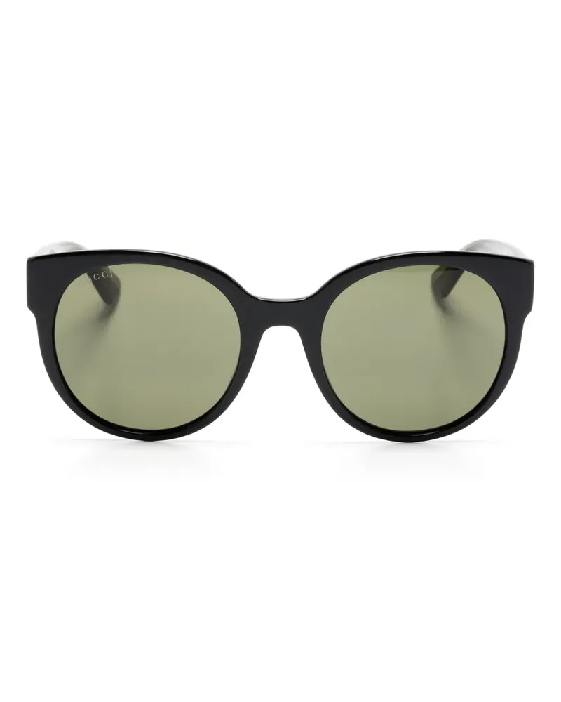 Gucci Sonnenbrille mit rundem Gestell - Grün Grün