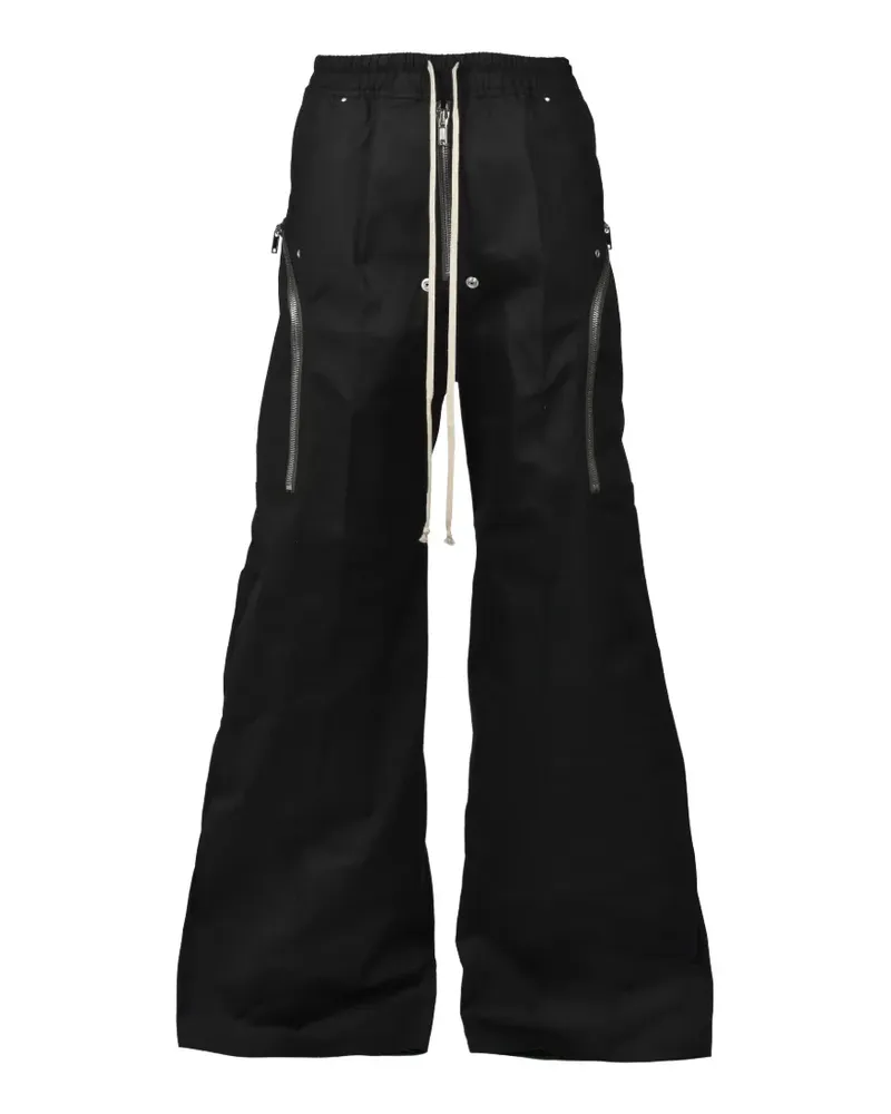 Rick Owens Heizer Belas Hose mit weitem Bein - Schwarz Schwarz