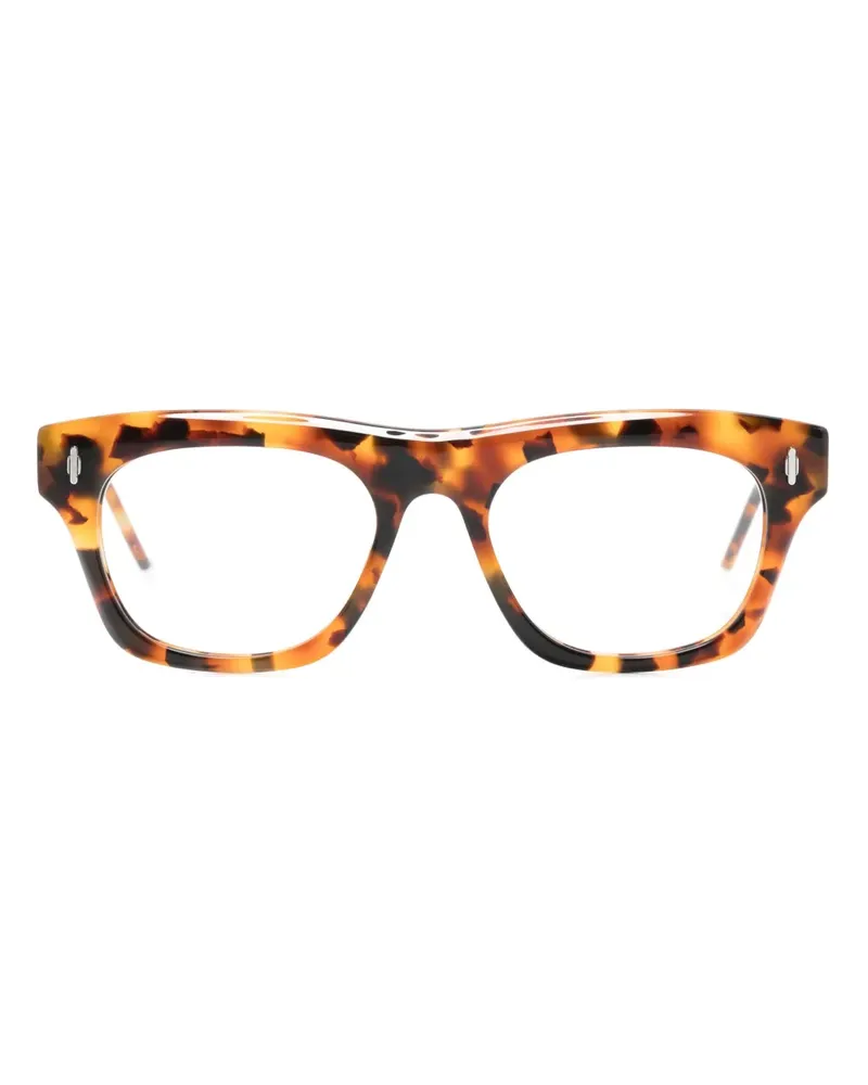 Eyepetizer Runde Brille in Schildpattoptik - Braun Braun