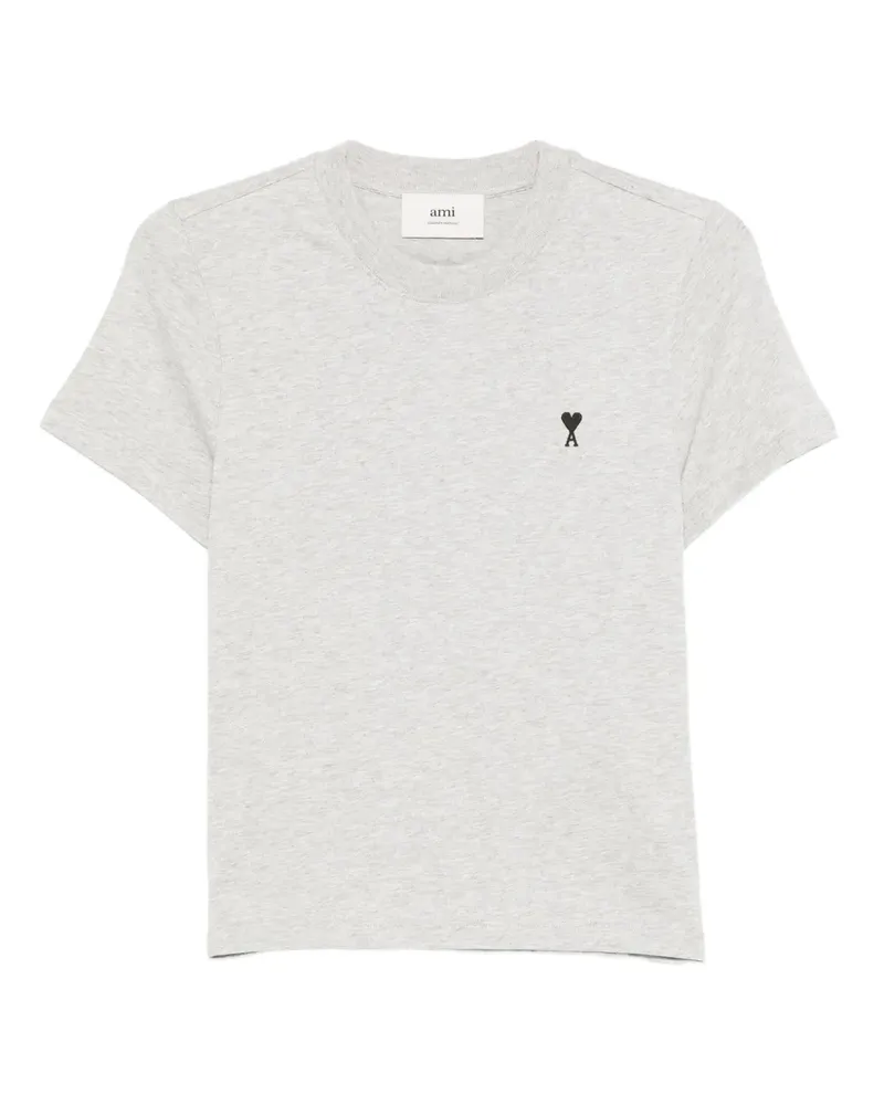 AMI Paris T-Shirt mit Ami de Coeur-Motiv - Grau Grau