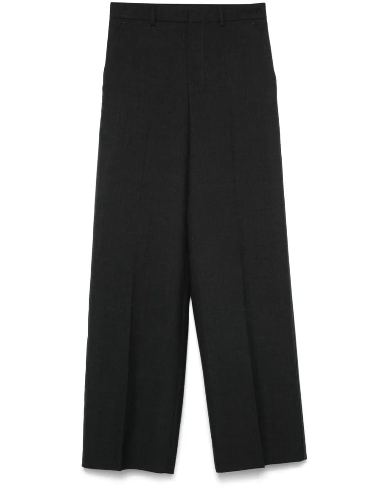 Gucci Hose aus Wollgabardine - Grau Grau