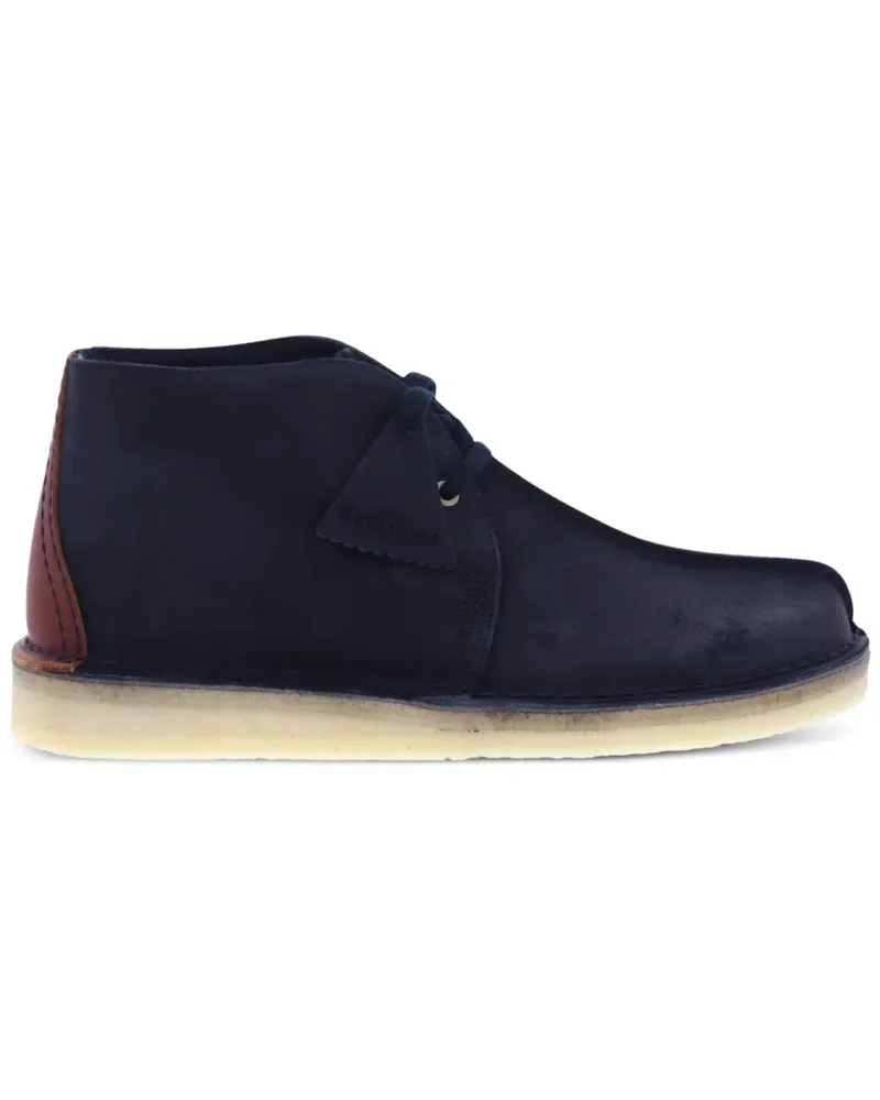 Clarks Trek Hi "Dark Navy Suede" Desert-Boots - Blau Blau