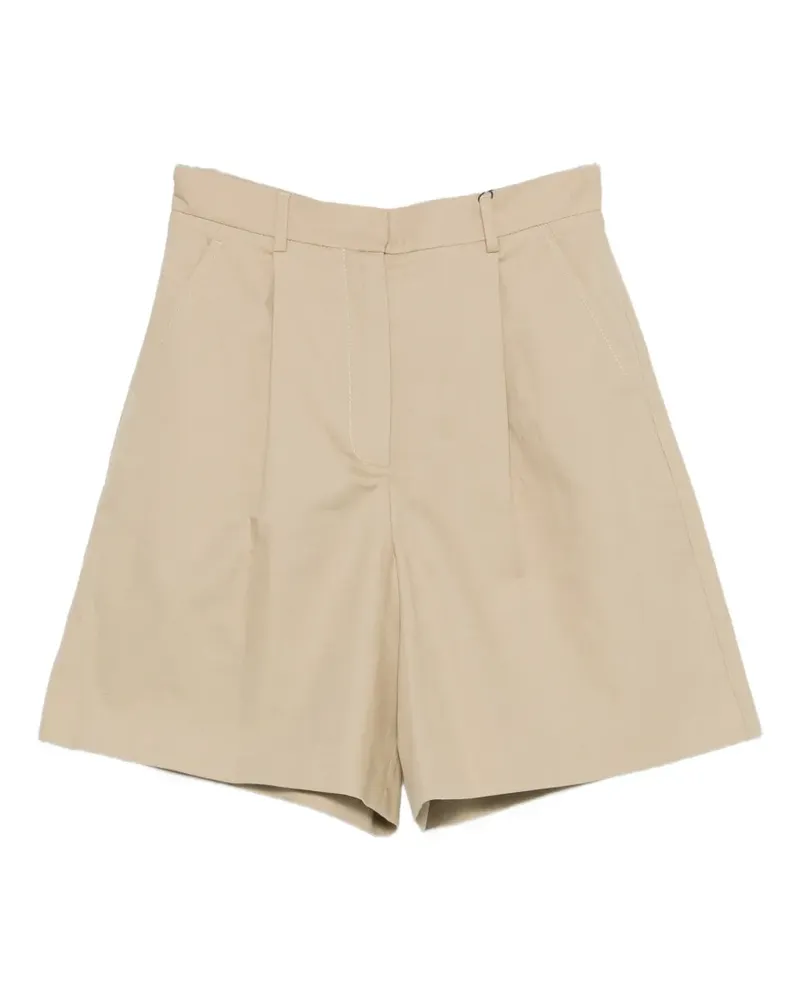 Max Mara pleated shorts - Nude Nude