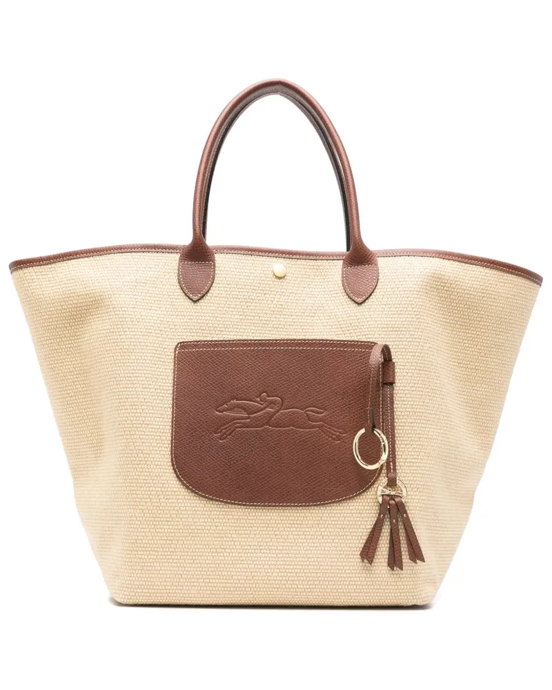 Longchamp Große Le Pliage Korbtasche - Nude Nude