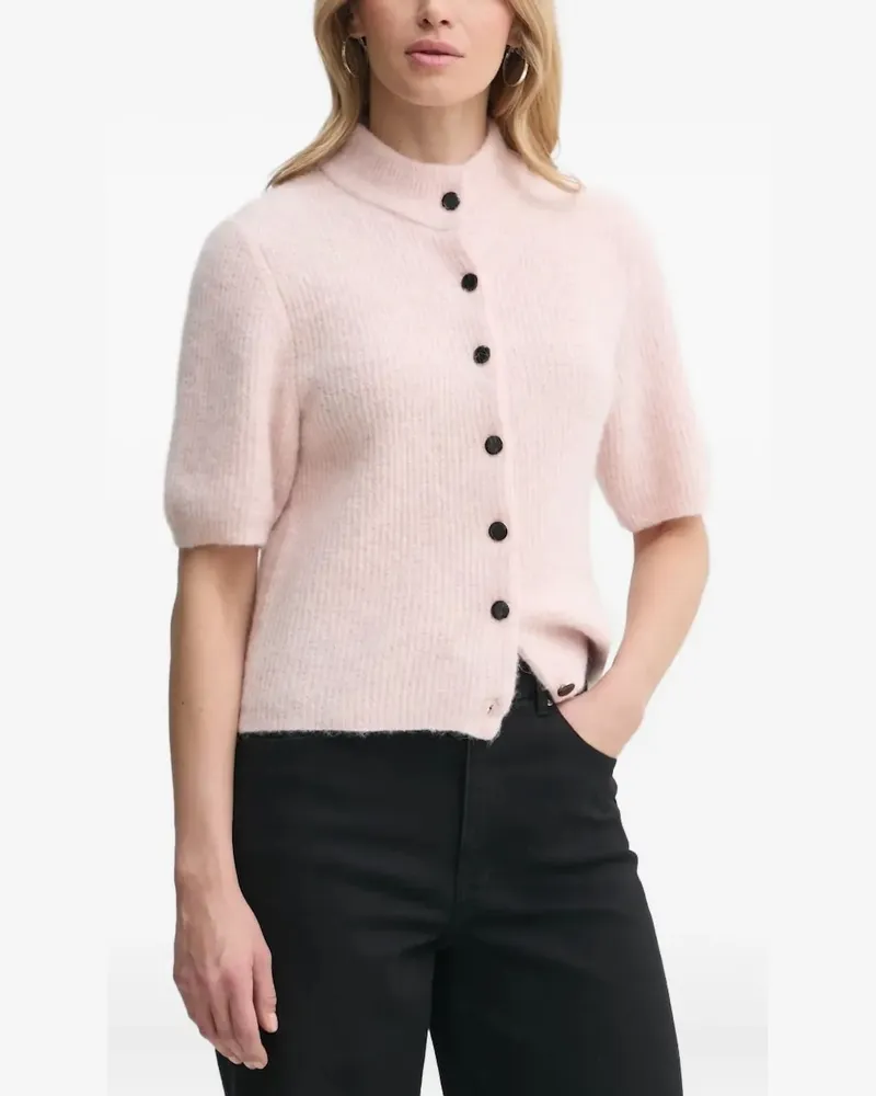 Gestuz Kurzärmeliger Cardigan - Rosa Rosa