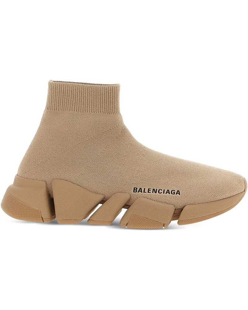 Balenciaga Speed 2.0 Sock-Sneakers - Nude Nude