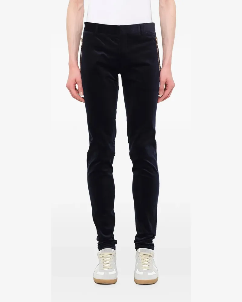 Balmain Hose mit geradem Bein - Blau Blau
