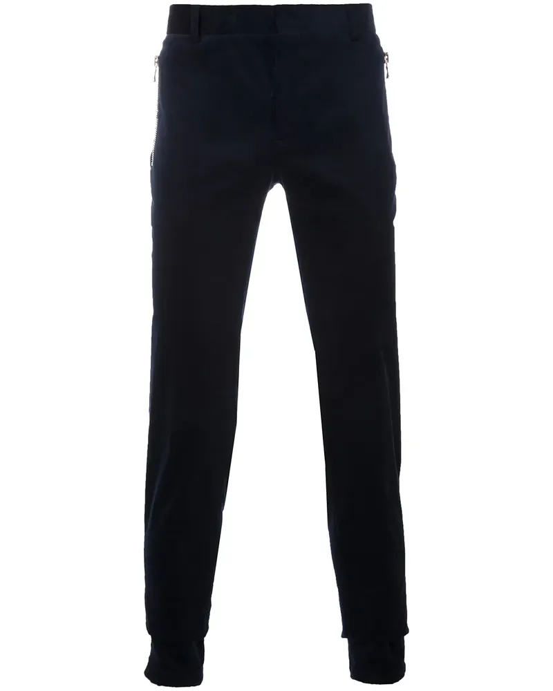 Balmain Hose mit geradem Bein - Blau Blau