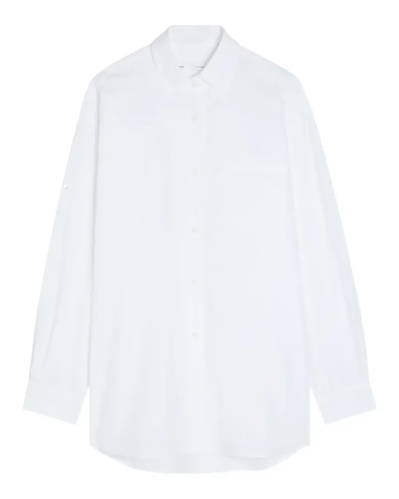 AGOLDE roll-tab sleeve shirt - Weiß Weiß