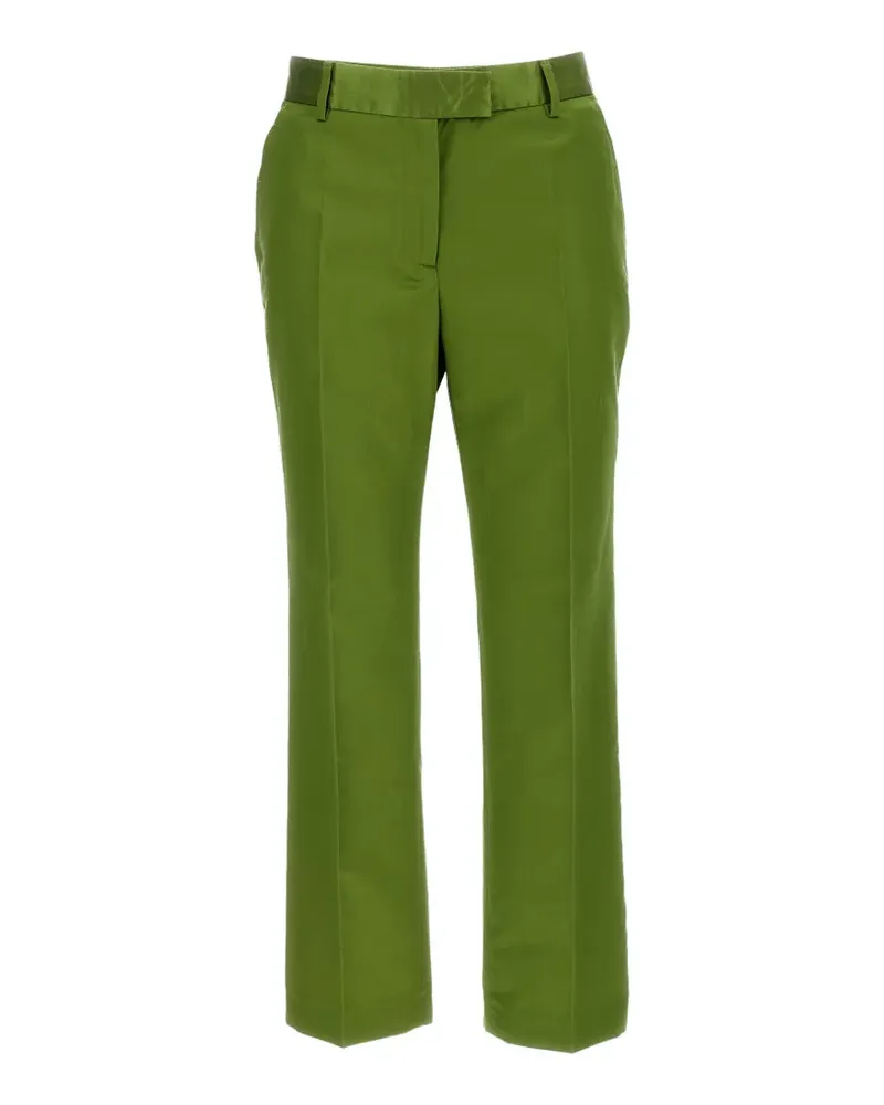 Alberto Biani Hose mit Satinbund - Grün Grün