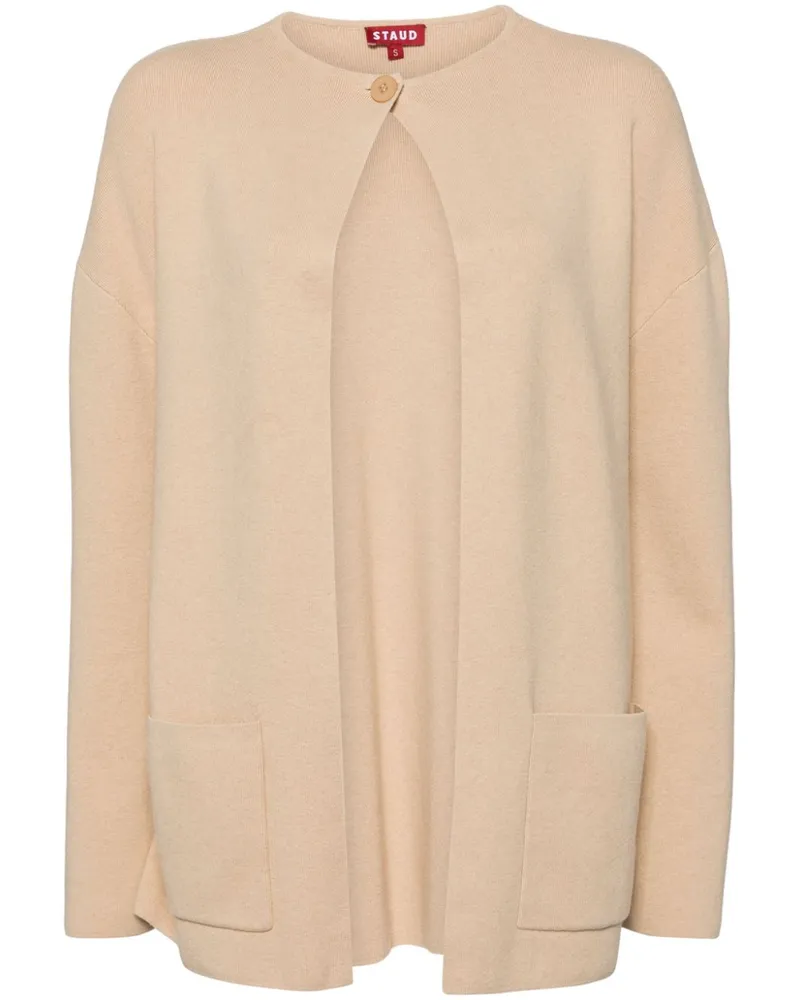 STAUD Carry On Cardigan - Nude Nude