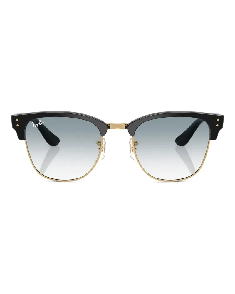 Ray Ban Sonnenbrille mit rundem Gestell - Schwarz Schwarz